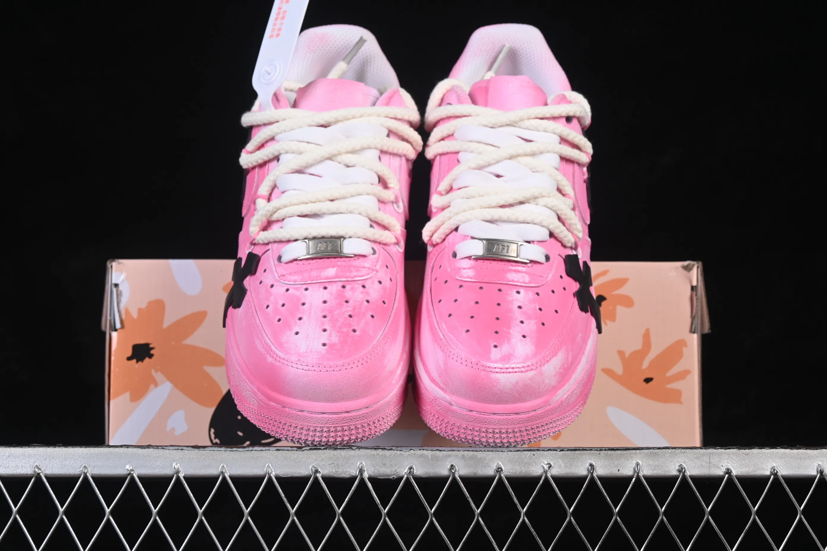All categories Nk Air Force 1 Air Force series Nk Air Force 1 Low Air Force low-top Nike Air Force 1'07 Low Pink Attack Crow Air Force 1 low-top casual sneakers DX0788-001